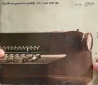 Image of Bedienungsanleitung IBM 82 C und IBM 82