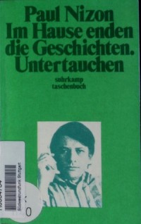 Image of Im Hause enden die Geschichten : Untertauchen