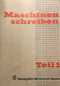 Image of Maschinenschreiben : Teil 1