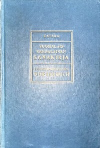 Image of Suomalais-saksalainen sanakirja = Finnisch-deutsches Wörterbuch